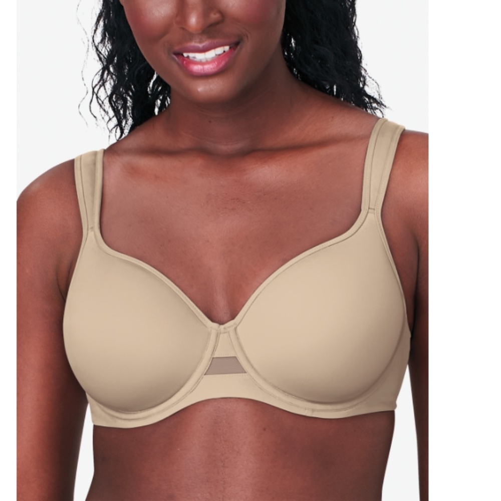 Bali One Smooth U Ultra Light Minimizer Underwire Bra Taupe